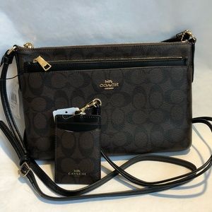 Coach East/West Crossbody with Pop-up Clutch